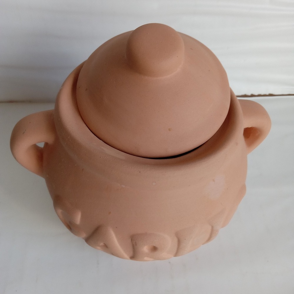 Terracotta  Garlic Storage Container - Picture 2 of 10